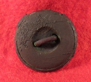 Confederate Manuscript Infantry Coat Button