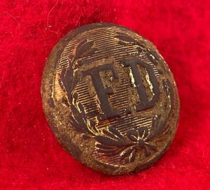 Fire Department Coat Button