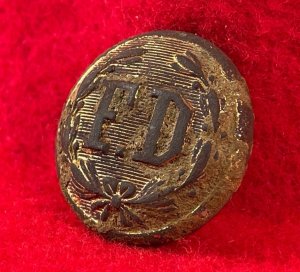 Fire Department Coat Button