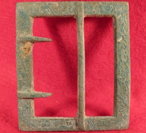 Confederate Standard Frame Waist Belt Buckle