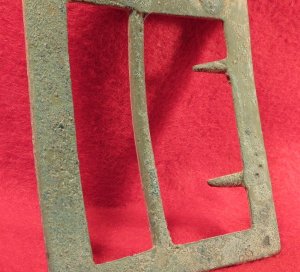 Confederate Standard Frame Waist Belt Buckle