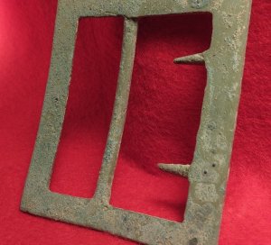 Confederate Standard Frame Waist Belt Buckle