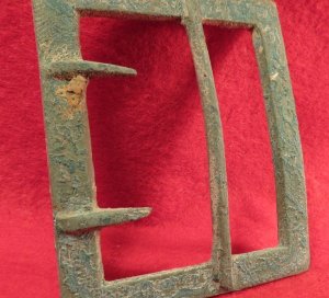 Confederate Standard Frame Waist Belt Buckle
