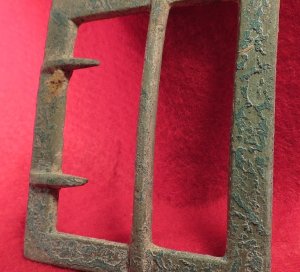 Confederate Standard Frame Waist Belt Buckle