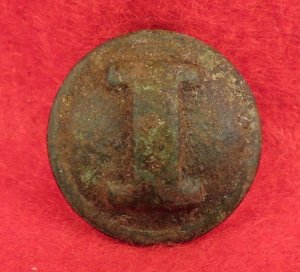 Confederate Infantry Coat Button - Cast I