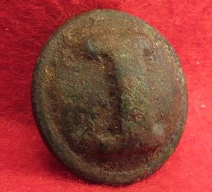 Confederate Infantry Coat Button - Cast I