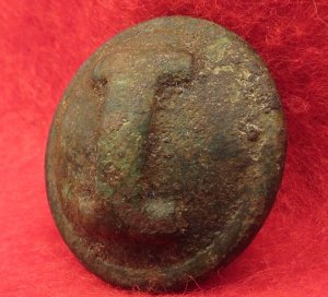 Confederate Infantry Coat Button - Cast I
