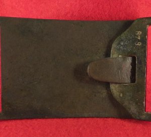 Federal Sword Belt Plate with Keeper