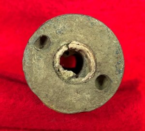 Confederate Time Fuze Adaptor for Rifled Projectile.