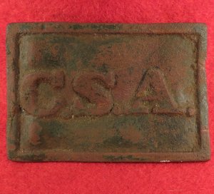 Confederate States of America "C.S.A." Belt Buckle