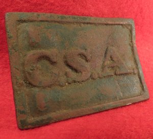 Confederate States of America "C.S.A." Belt Buckle