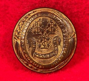 Connecticut State Seal Coat Button