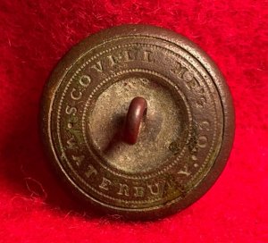 Connecticut State Seal Coat Button