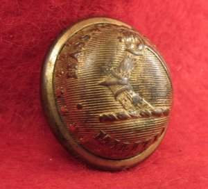 Massachusetts State Seal Coat Button