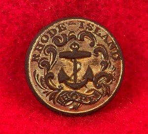 Rhode Island State Seal Coat Button