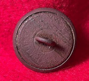 Confederate Infantry Button - Script "I"