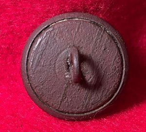 Confederate Infantry Button - Script "I"