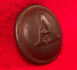 Confederate Artillery Coat Button