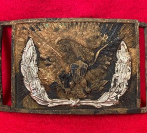 Federal Sword Belt Buckle and Keeper - Water Find