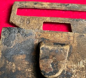 Federal Sword Belt Buckle and Keeper - Water Find