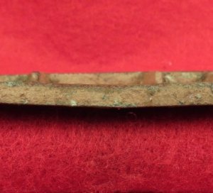 Confederate Frame Belt Buckle - "Gutter Back"