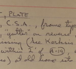 Confederate Frame Belt Buckle - "Gutter Back"