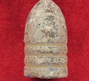 Confederate Rifle Musket Salvaged Lead - Truncated Cone Cavity