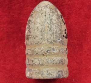 Confederate Rifle Musket Salvaged Lead - Truncated Cone Cavity