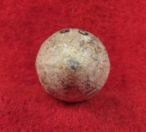 Confederate Rifle Musket Salvaged Lead - Truncated Cone Cavity