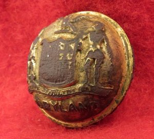 Maryland State Seal Coat Button