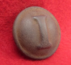 Confederate Infantry Coat Button