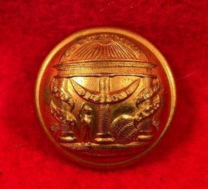 Georgia State Seal Coat Button - Dated 1861
