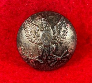 Pre-Civil War Artillery Militia Coat Button - Silvered