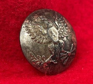 Pre-Civil War Artillery Militia Coat Button - Silvered