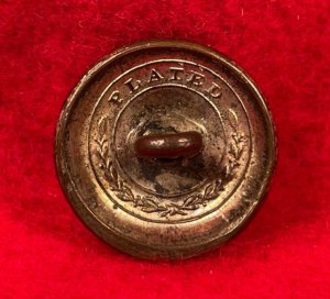 Pre-Civil War Artillery Militia Coat Button - Silvered