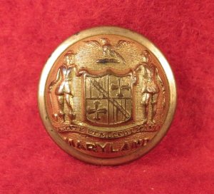 Maryland State Seal Coat Button