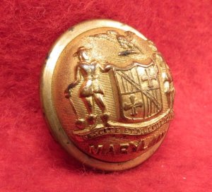 Maryland State Seal Coat Button