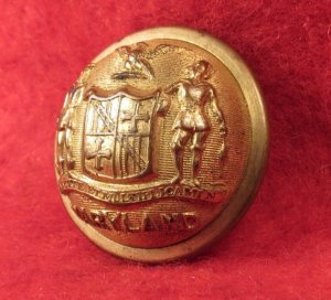 Maryland State Seal Coat Button