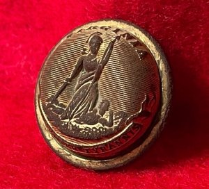Virginia State Seal Staff Officer Coat Button