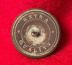 Virginia State Seal Staff Officer Coat Button