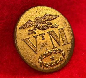 Pre-Civil War Vermont Militia Coat Button