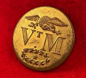 Pre-Civil War Vermont Militia Coat Button