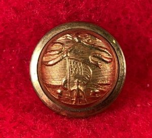 Post-Civil War Iowa State Seal Cuff Button