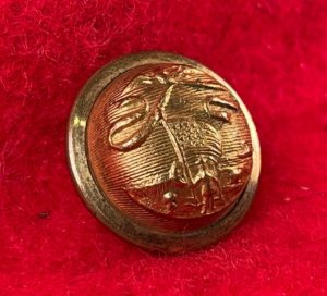 Post-Civil War Iowa State Seal Cuff Button