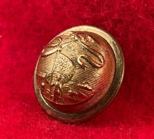 Post-Civil War Iowa State Seal Cuff Button