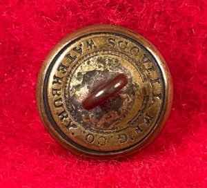 Post-Civil War Iowa State Seal Cuff Button