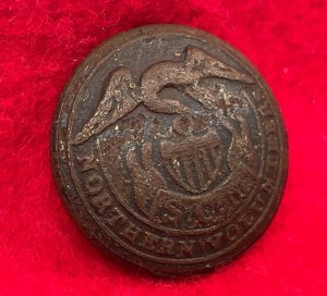 South Carolina Militia "Northern Volunteers" Coat Button - Rare