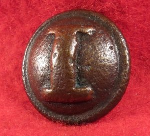 Non-Excavated Confederate Infantry Coat Button - "Cast I"