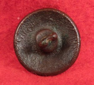 Non-Excavated Confederate Infantry Coat Button - "Cast I"