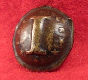 Confederate Infantry Button with "Stars" - Non-Excavated